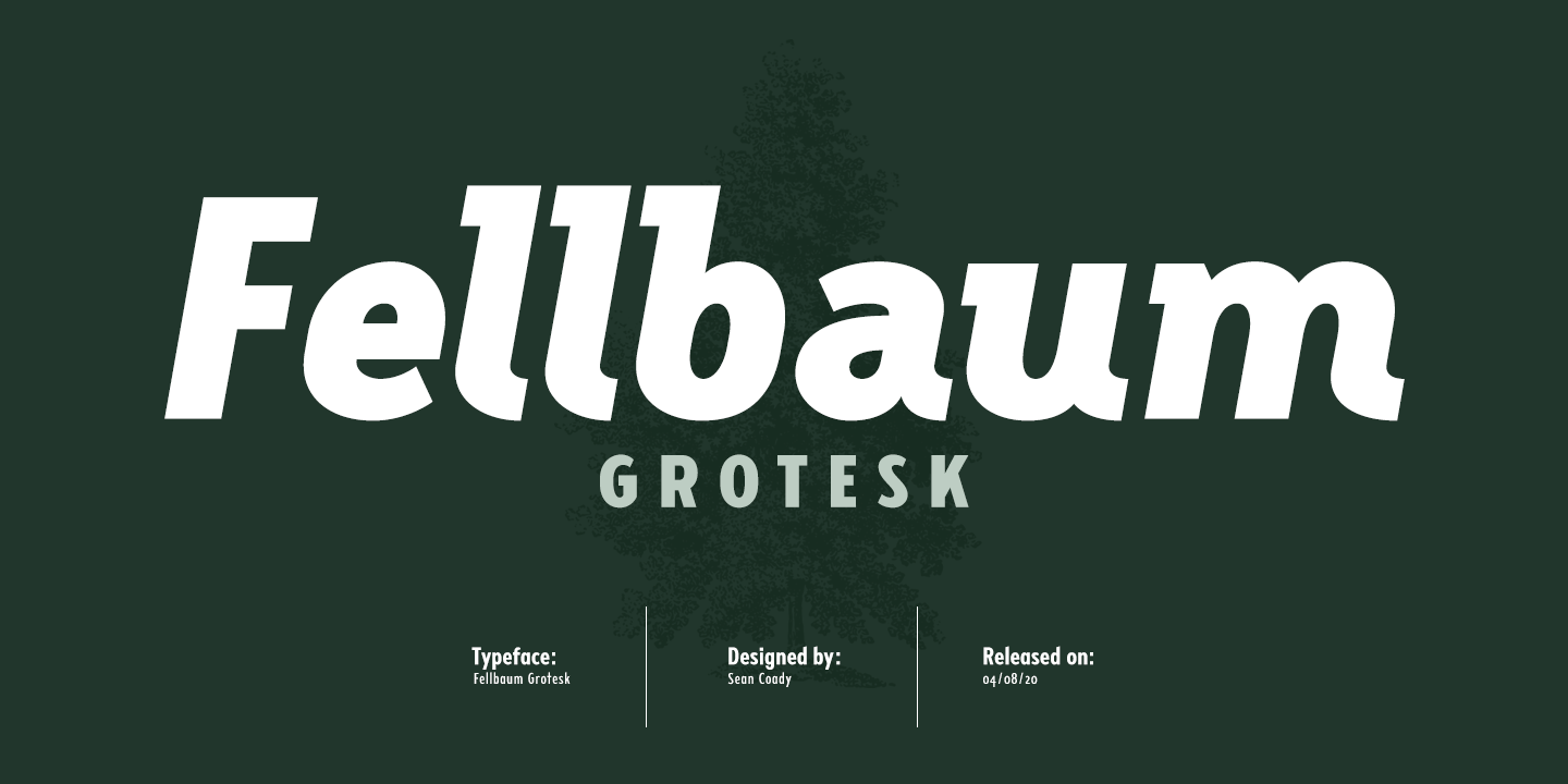 Przykład czcionki Fellbaum Grotesk Roman